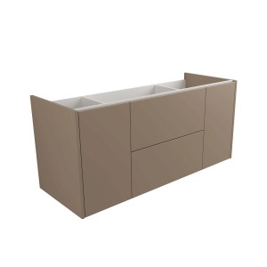 t.b.t. Mobile bagno sospeso marrone.