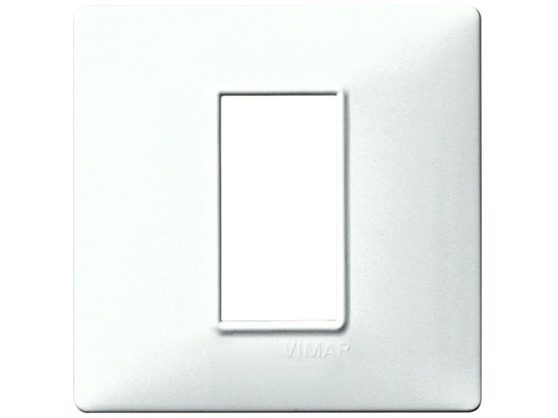 Vimar Plana placca 1M per pannelli colore bianco 80 x 80