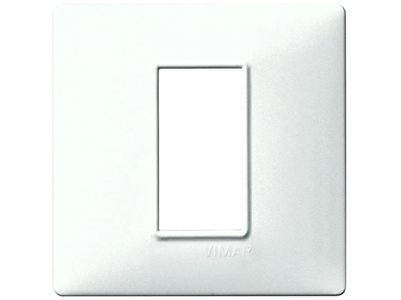 ECI Kit Supporto 1M + Placca Pannello Bianca - Per Installazione Elettrica