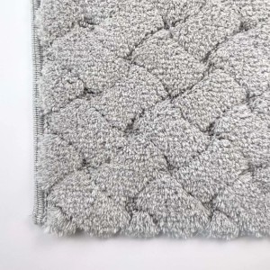 Tappeto bagno Intreccio 60x100 cm color ghiaccio