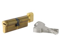 Serratura A Cilindro Kraftmann In Ottone - 60 Mm, Con 5 Chiavi, Resistente E Duratura - Foto 8