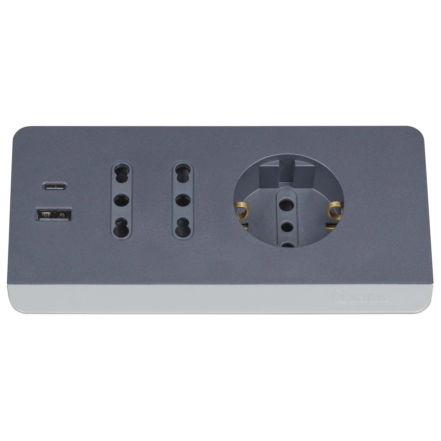 Ciabatta Elettrica IOIO SL 3000 – Multipresa Da Tavolo Con 3 USB (USB-C) E 3 Prese, Interruttore On/Off, 3680 W