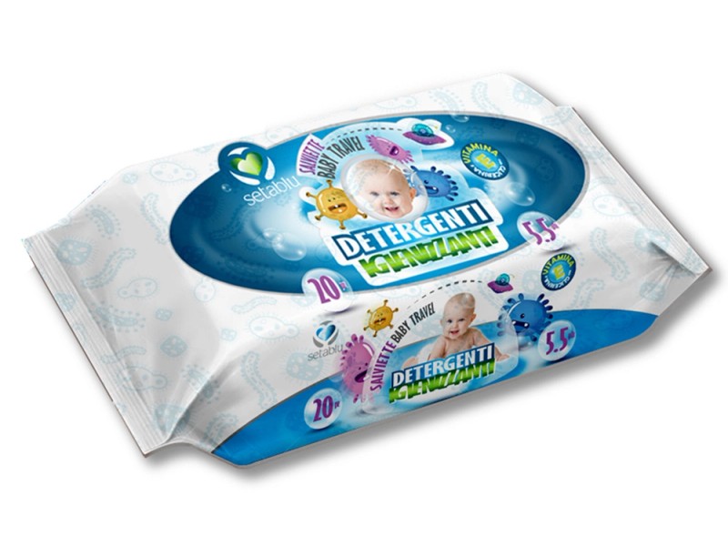 Salviette igienizzanti per bambini 20 pz