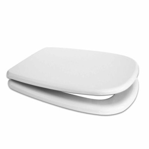 Copriwater Gemma2 urea cerniera acciaio fissaggio alto tassello bianco
