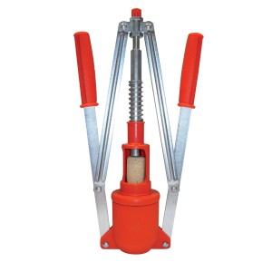 t.b.t. cavatappi per la vendemmia con manico rosso.