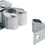Chiusura a scatto Hettich, set da 2 pezzi in acciaio zincato con contropiastra.
