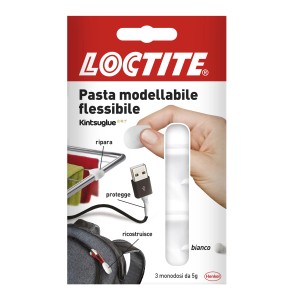 Loctite Kintsuglue, pasta modellabile flessibile per riparare, proteggere e ricostruire.