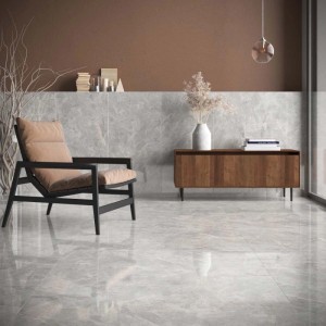 Piastrella in gres porcellanato Marble Grigio Infinito 60x120 cm 1,44 m²