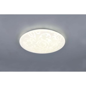 Plafoniera LED Umbria 2500lm 4000K Ø41cm giglio alabastro