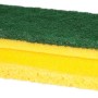 Spugna giallo-verde per cucina e casa.