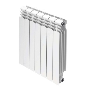 Radiatore bianco t.b.t. per interni.