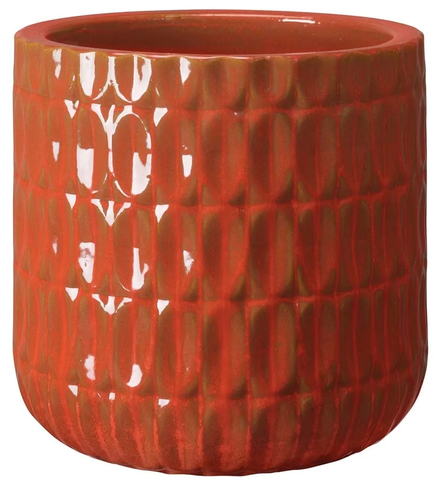 DEROMA Vaso Balcony Samba Perla - Vaso Da Esterno In Plastica, 10x10x10 Cm
