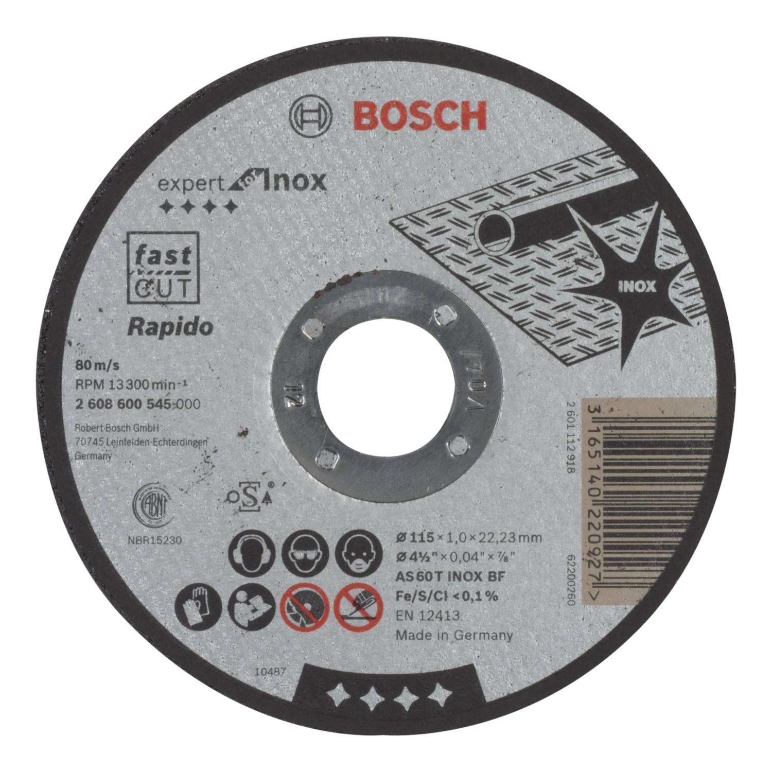 Dischi da Taglio Professionali │ 30 pezzi │ 115 mm, 1 mm di spessore