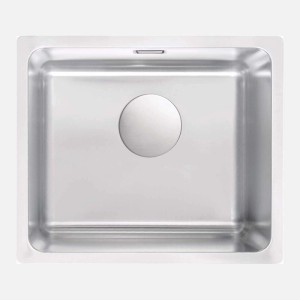 Lavello 1 vasca Idrostile Cifuentes 380x200 mm acciaio spazzolato