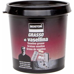 Grasso di vaselina Boston in secchio nero. Lubrificante universale.