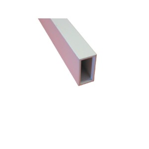 Profilo quadrato per box doccia, bianco.