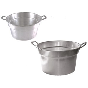 Due secchi/mastelli t.b.t. argentati per la raccolta.