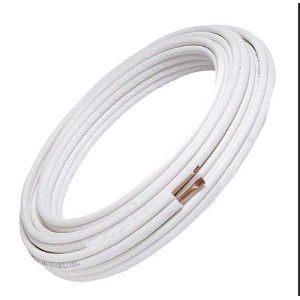 Kit tubi rame per climatizzatore 1/4" 3/8" 7 m sp 1 mm