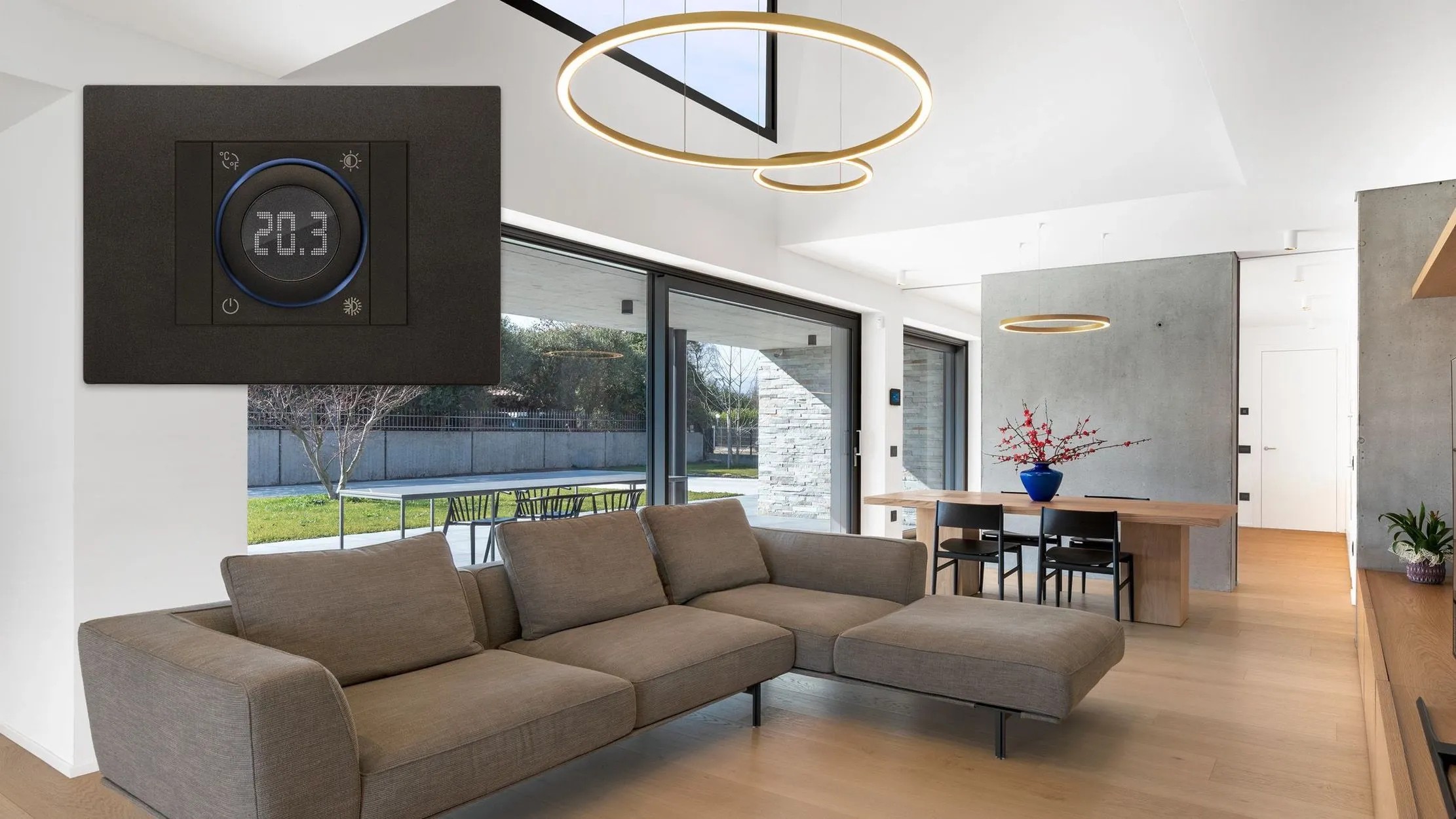 Termostato Smart Vimar 30810.C - Controllo Temperatura Con App E Alexa