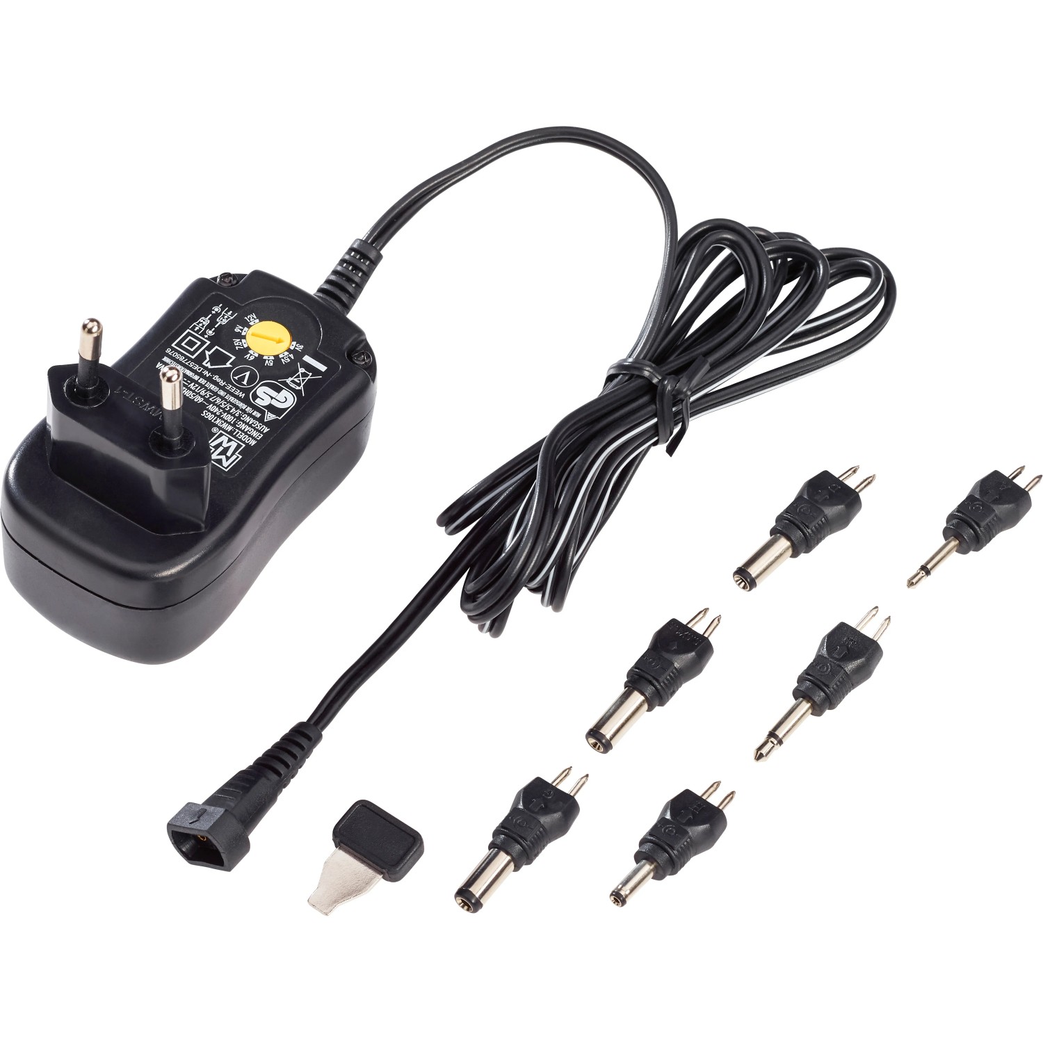 Alimentatore Universale 60W 4,5A - Caricabatteria Multi Tensione 9,5/12/15/18/19/20V, IN 230V