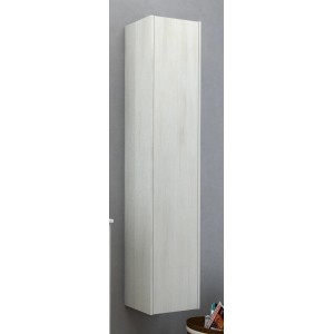 Mobile bagno sospeso t.b.t. bianco con finitura effetto legno.