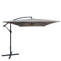 Ombrellone a braccio t.b.t. beige, ideale per giardino e terrazza.
