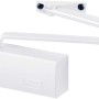 Chiudiporta bianco Burg Wächter TS 1500 W SB per porte fino a 110 cm di larghezza.