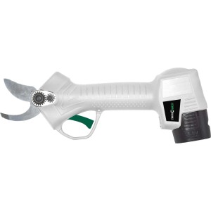 Cesoie a batteria t.b.t., bianco/argento, per tagli precisi in giardino.