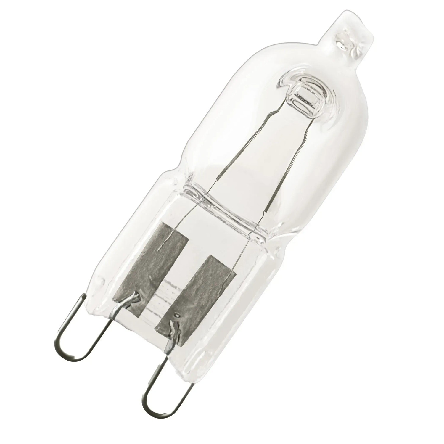 Spacnana Lampadina Alogena in Vetro Trasparente Tipo JCD da 10 Pezzi G9 40W per Morsetti, Lampadari e Faretti in Cristallo a Bassa Tensione