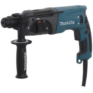 Martello perforatore Makita HR2470 (780 W) con asta di profondità e valigetta.