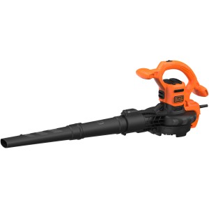 Soffiatore elettrico Black+Decker BEBLV260 2600W con tubo. Ideale per il giardinaggio.