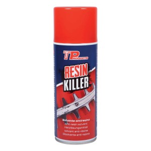 Spray t.b.t. Resin Killer per la pulizia degli accessori del tagliaerba.