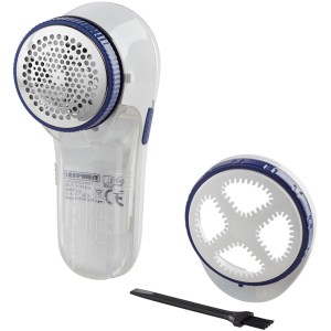 Levapelucchi Leifheit con spazzola di pulizia e accessorio per diversi tessuti.