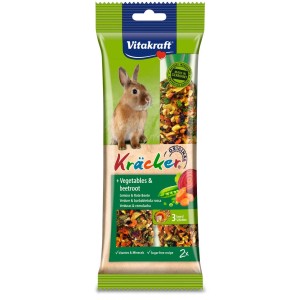 Vitakraft Cracker snack per roditori con verdure e barbabietola.
