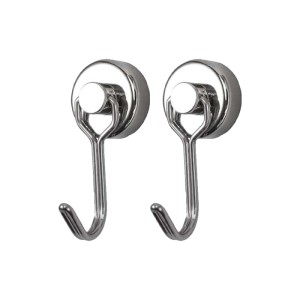 Ganci magnetici tavolo ferro set 2 pezzi Ø 20 mm h 45 mm
