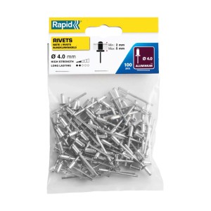 Rivetti Rapid Standard Ø4.0 x 8 mm Confezione da 100 Pezzi