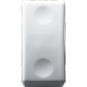 Placca bianca t.b.t. per interruttori e prese.