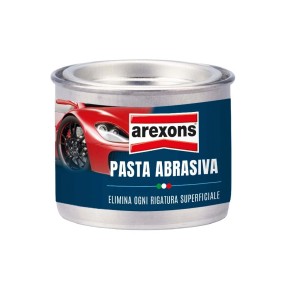 Pasta abrasiva Arexons per la cura dell'auto in barattolo di metallo.