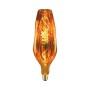 Lampadina LED E27 decorativa allungata con luce calda.