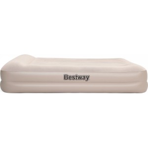 Materasso gonfiabile Bestway beige per campeggio e tempo libero.