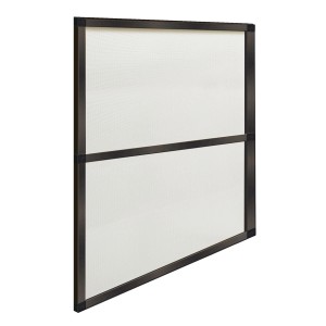 t.b.t. Zanzariera fissa con telaio scuro.