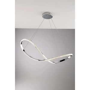 Sospensione LED Infinity 4900 lm 3000K 71x30 cm
