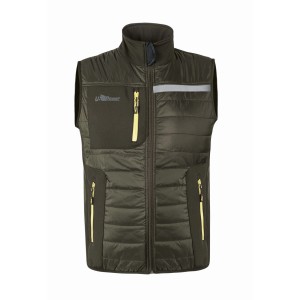 Gilet da lavoro Upower Dark Green Wall taglia M