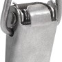 Chiusura a leva Hettich in acciaio inox con serratura, 58x17mm, per una conservazione sicura.