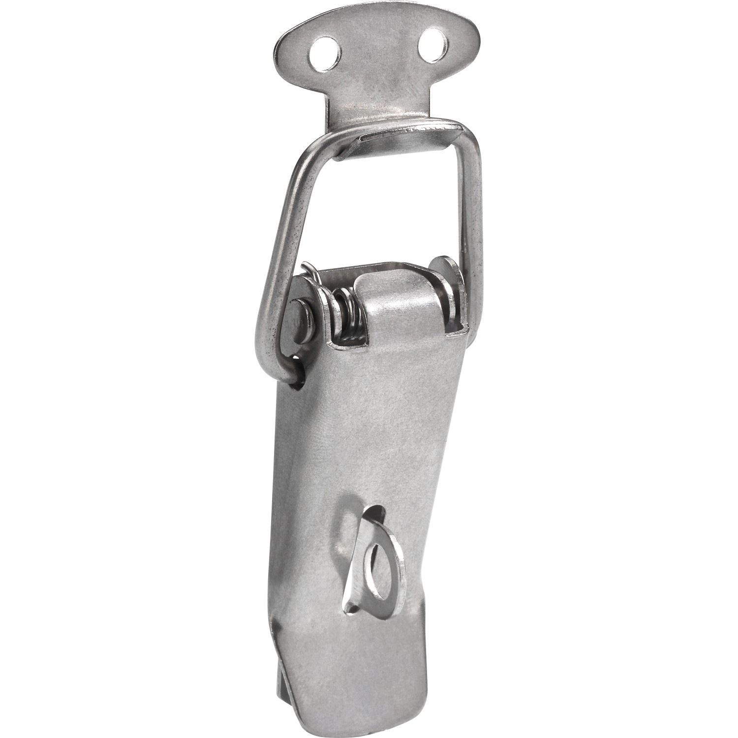 Chiusura a leva Hettich in acciaio inox con serratura, 58x17mm, per una conservazione sicura.