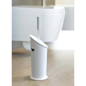 Set scopino WC bianco con porta scopino, categoria Scopini WC.