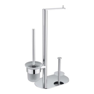 Portarotolo 3 funzioni Idrostile 330x527 mm cromo