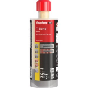 Fischer T-Bond Pro.1, ancorante chimico per fissaggi. Tasselli versatile per una tenuta sicura.