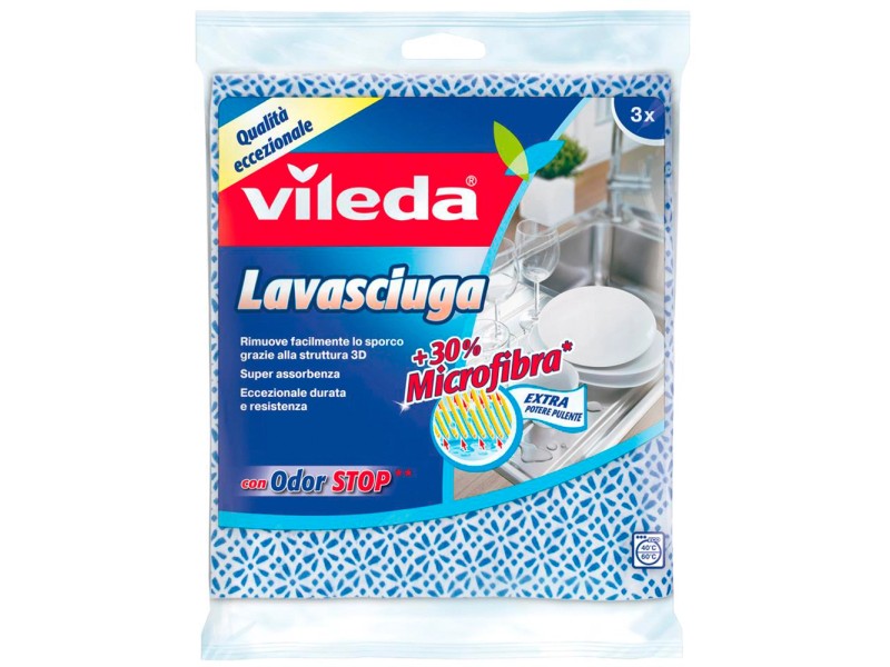 Acquista VILEDA Panno pavimenti microfibre super