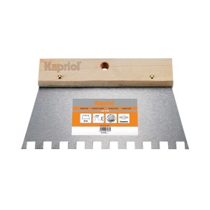 t.b.t. spatola dentata per lavori di piastrellatura.